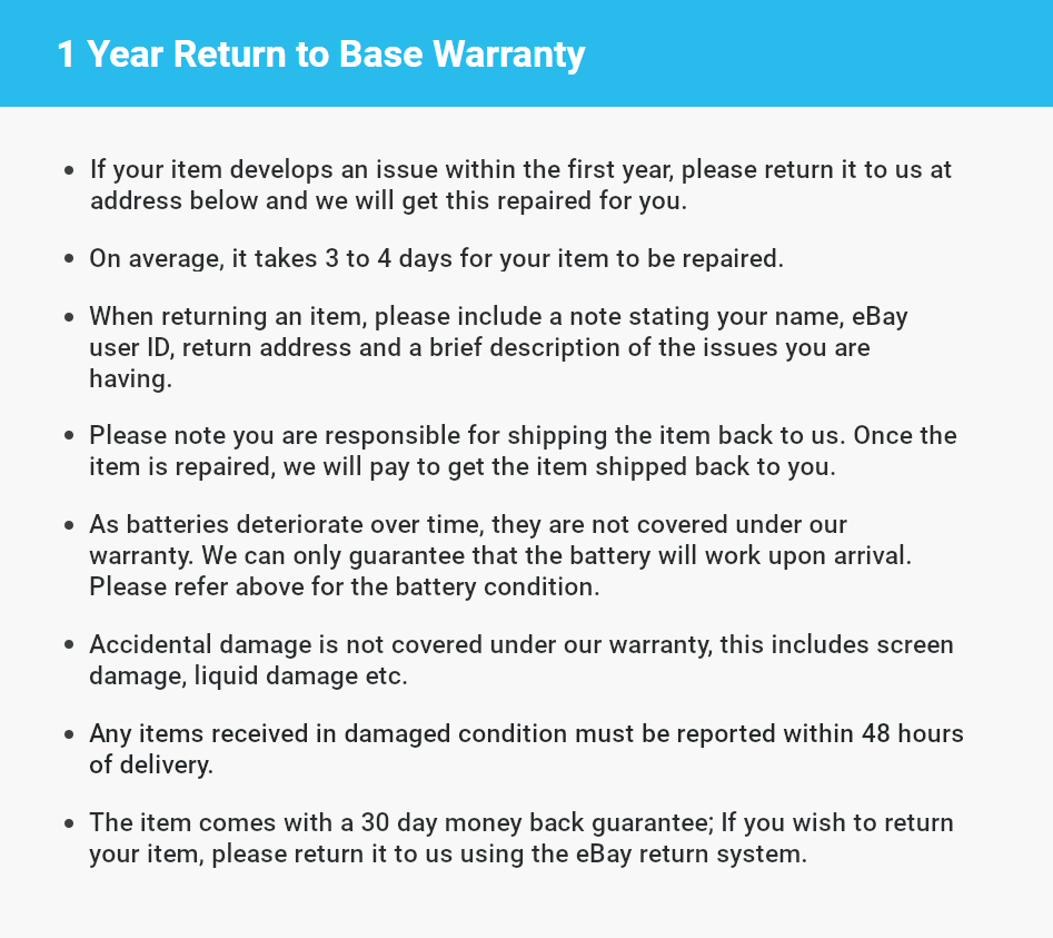 Warranty Details